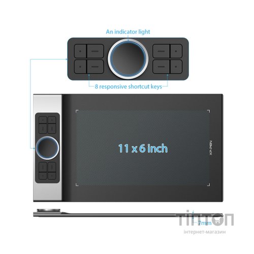 Графічний планшет XP-Pen Deco Pro Black (Deco Pro M)