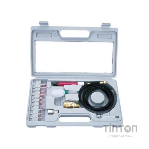 Гравер Airkraft пневмо, міні з комплектом шліфовальних каменів (AT-010K)