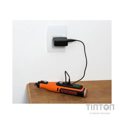 Гравер Black&Decker 29500 об/хв, 7,2V, Li-Ion 1,5Ah (BCRT8I)