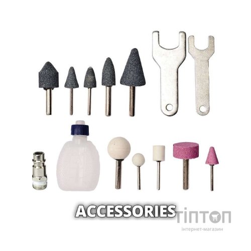 Гравер Einhell TC-PP 220 пневмо, 6.3 бар, 142 л/хв, 278 мм, 0.61 кг (4138540)