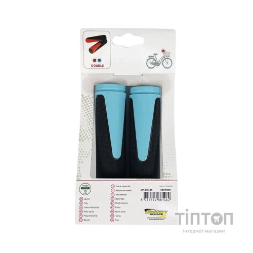 Гріпси Good Bike "DOUBLE" 2 шт 130 мм Blue (88146B-IS)