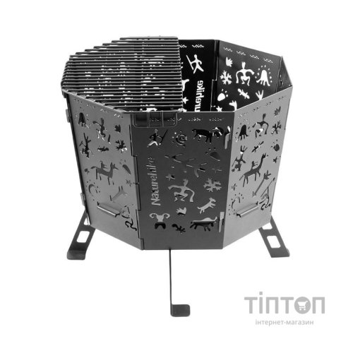 Гриль-барбекю Naturehike портативний розкладний CNH22CJ036 сталь (6975641888871)