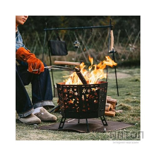 Гриль-барбекю Naturehike портативний розкладний CNH22CJ036 сталь (6975641888871)