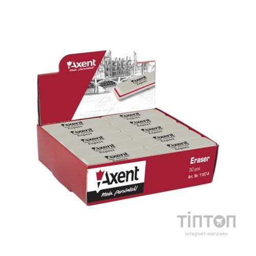 Гумка Axent soft Expert, color assortment (display 30шт) (1186-А)