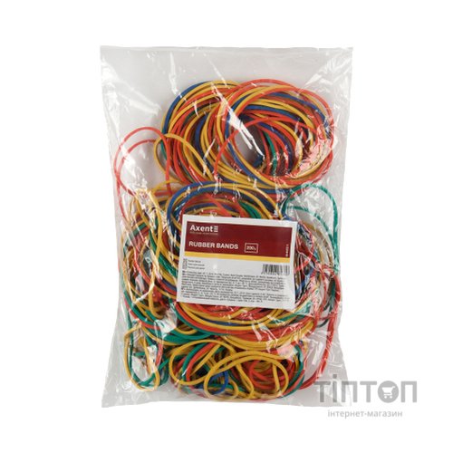 Гумки для грошей Delta by Axent assorted colors, 200г (D4621)