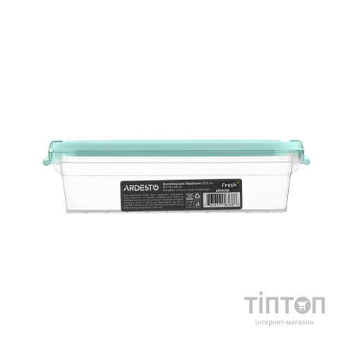 Харчовий контейнер Ardesto Fresh 0.52л, пластик, прямокутна, блакитний (AR1303B)