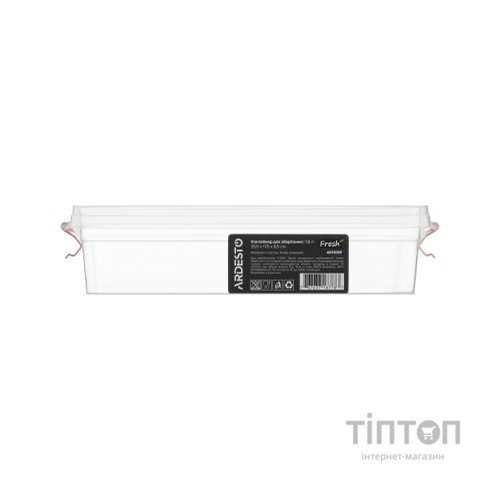 Харчовий контейнер Ardesto Fresh 1.8л, пластик, прямокутна, рожевий (AR1305P)