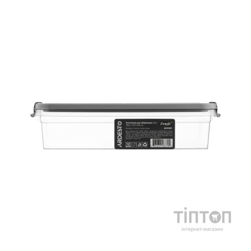 Харчовий контейнер Ardesto Fresh 1.8л, пластик, прямокутна, сірий (AR1305R)