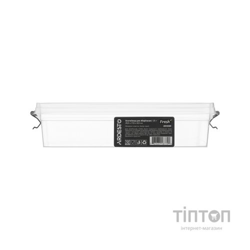 Харчовий контейнер Ardesto Fresh 1.8л, пластик, прямокутна, сірий (AR1305R)