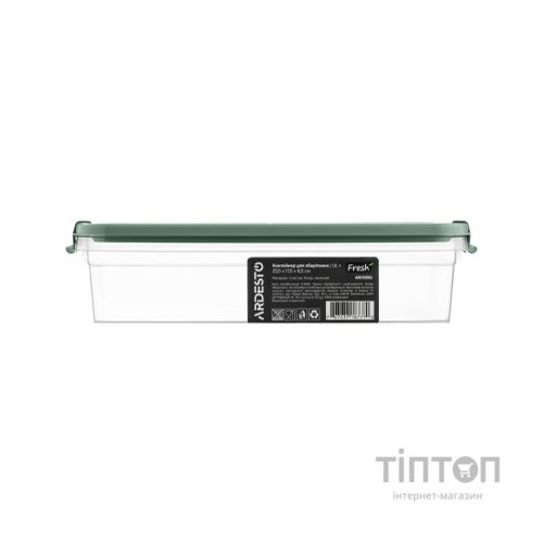 Харчовий контейнер Ardesto Fresh 1.8л, пластик, прямокутна, зелений (AR1305G)