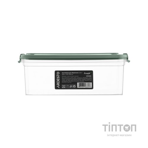 Харчовий контейнер Ardesto Fresh 2.8л, пластик, прямокутна, зелений (AR1306G)