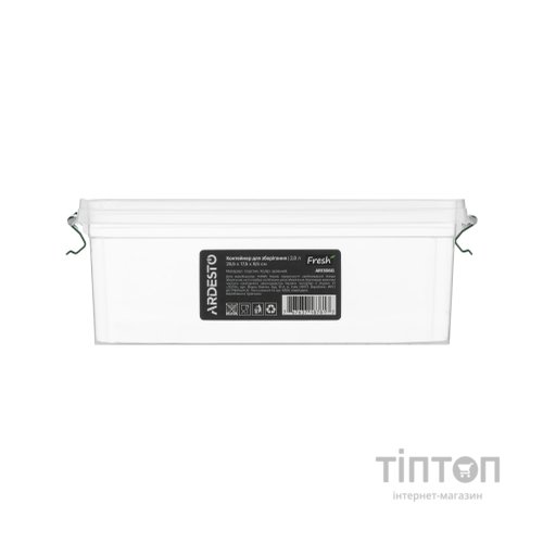Харчовий контейнер Ardesto Fresh 2.8л, пластик, прямокутна, зелений (AR1306G)