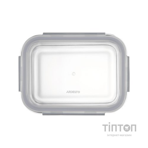 Харчовий контейнер Ardesto Gemini прямокутний, 1.06л, боросилікатне скло, прозорий (AR1210BRC)