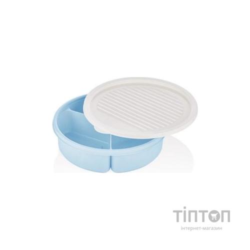 Харчовий контейнер Bager 3 отделения по 400 мл ColorMIX (BG-393)