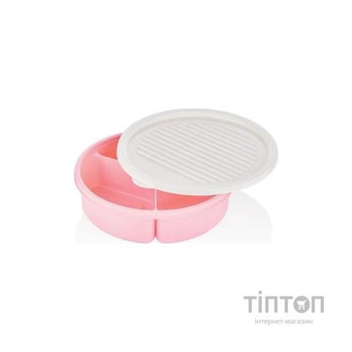 Харчовий контейнер Bager 3 отделения по 400 мл ColorMIX (BG-393)