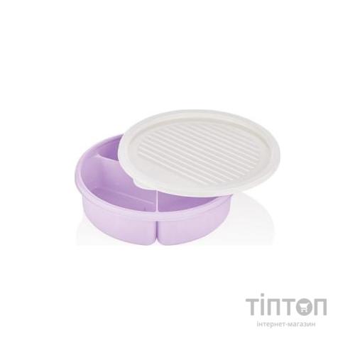 Харчовий контейнер Bager 3 отделения по 400 мл ColorMIX (BG-393)