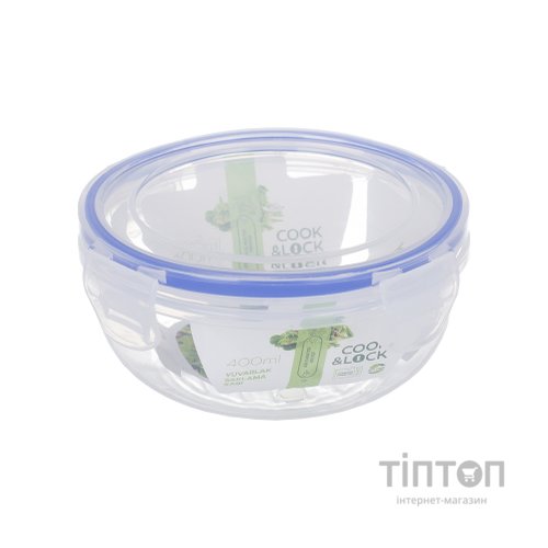 Харчовий контейнер Bager CookLock Round Clear 0.4л (BG-514)