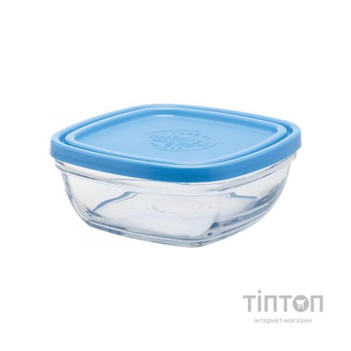 Харчовий контейнер Duralex Lys Carre Quadrate Blue 1150 мл 17 см (9022AM06)