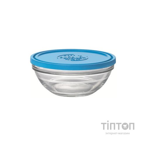 Харчовий контейнер Duralex Lys Rond Blue 970 мл 17 см (9066AM06)