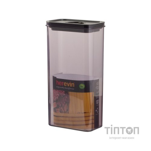 Харчовий контейнер Herevin Canister-Vacuum Lid-White-Black вакумна кришка 3 л (161194-000)