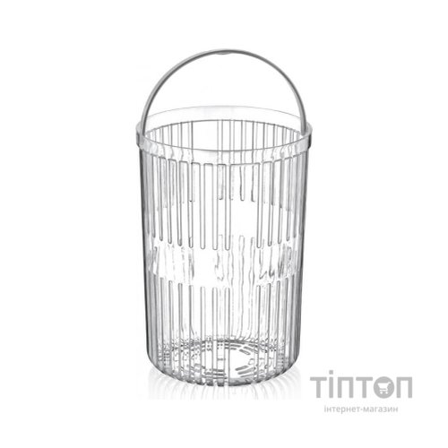 Харчовий контейнер Irak Plastik Fresh круглий 1,5 л з друшляком прозорий (5376)