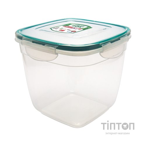 Харчовий контейнер Irak Plastik Fresh квадратний 1,1 л прозорий (5235)