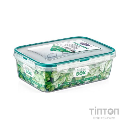 Харчовий контейнер Irak Plastik Fresh прямокутний 1,4 л прозорий (6450)