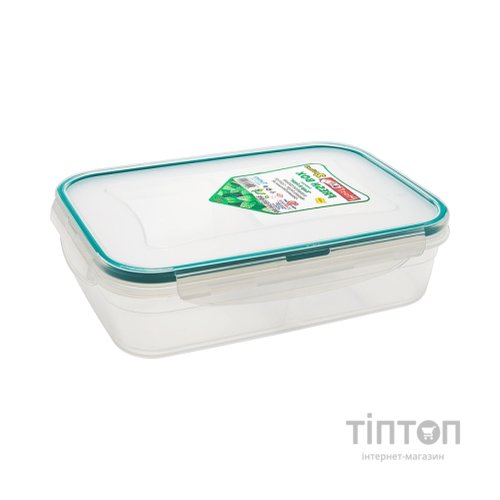 Харчовий контейнер Irak Plastik Fresh прямокутний 1 л 2 відсіки (5240)