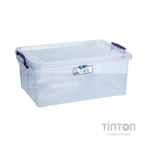 Харчовий контейнер Irak Plastik Hide прямокутний 10 л прозорий (4653)