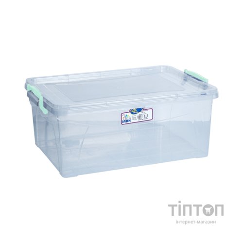 Харчовий контейнер Irak Plastik Hide прямокутний 10 л прозорий (4653)