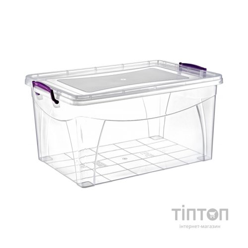 Харчовий контейнер Irak Plastik Hide прямокутний 15 л прозорий (4656)