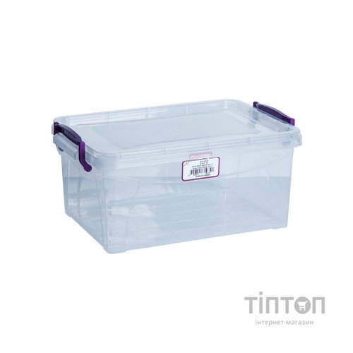 Харчовий контейнер Irak Plastik Hide прямокутний 5 л прозорий (4647)