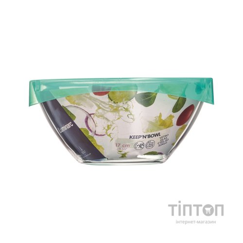 Харчовий контейнер Luminarc Keep'n Box Moss Green Салатник 17 см/1.1 л (P3672)