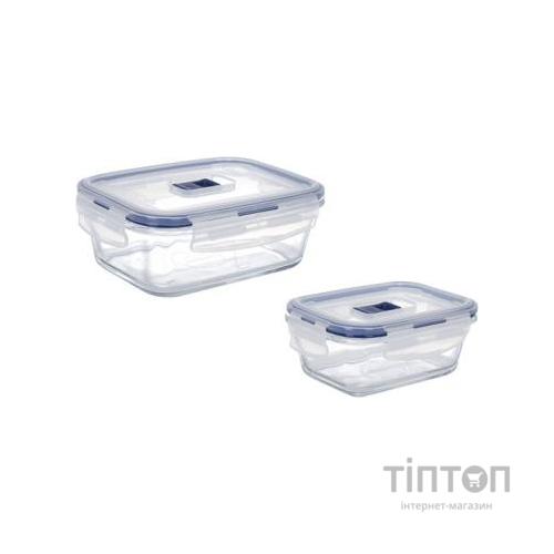 Харчовий контейнер Luminarc Pure Box Active набір 2 шт 380мл 820мл (P7644)