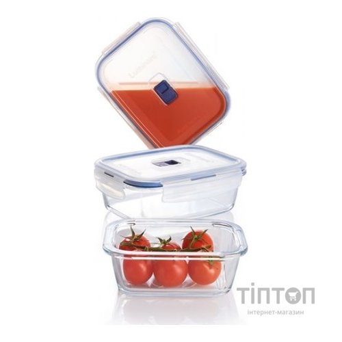 Харчовий контейнер Luminarc Pure Box Active набор 3шт прямоуг. 380мл/820мл/1220мл + сумк (P4129)