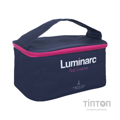 Харчовий контейнер Luminarc Pure Box Active набор 3шт прямоуг. 380мл/820мл/1220мл + сумк (P4129)