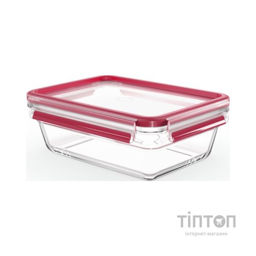 Харчовий контейнер Tefal Masterseal Glass Red 1.3 л (N1041010)