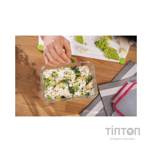 Харчовий контейнер Tefal Masterseal Glass Red 1.3 л (N1041010)