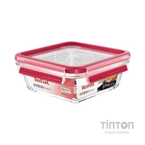Харчовий контейнер Tefal Masterseal Glass Red 800 мл (N1041410)