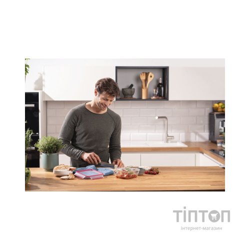 Харчовий контейнер Tefal Masterseal Glass Red 800 мл (N1041410)