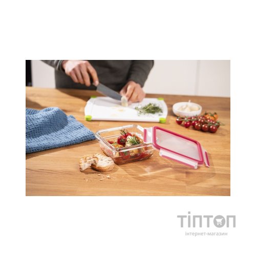 Харчовий контейнер Tefal Masterseal Glass Red 800 мл (N1041410)