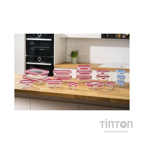 Харчовий контейнер Tefal Masterseal Glass Red 800 мл (N1041410)