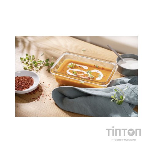 Харчовий контейнер Tefal Masterseal Glass7 Red 0.7 л (N1040610)