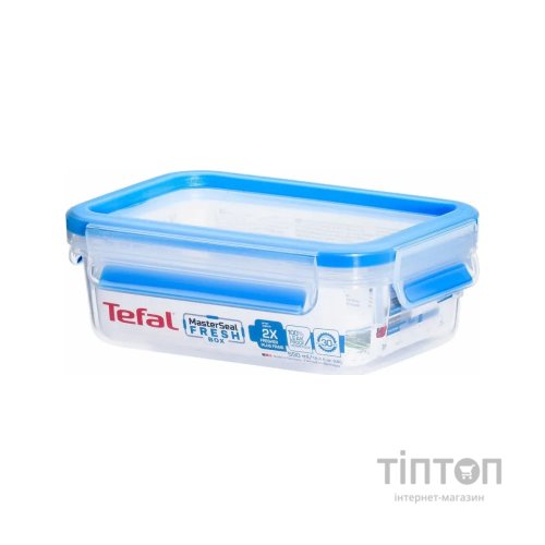 Харчовий контейнер Tefal MasterSeal, прямокутний, 550мл, пластик (K3021112)