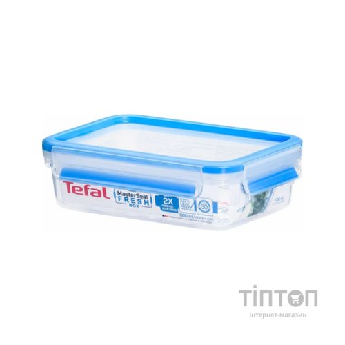 Харчовий контейнер Tefal MasterSeal, прямокутний, 800мл, пластик (K3021812)