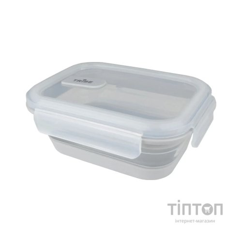 Харчовий контейнер Tribe Collapsible Container 800 мл силіконовий grey (T-FF-0028-grey)