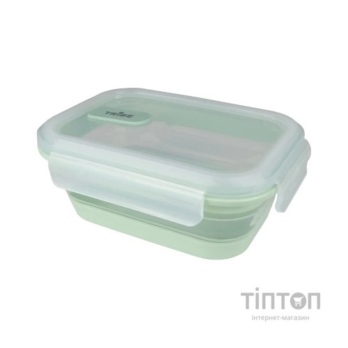 Харчовий контейнер Tribe Collapsible Container 800 мл силіконовий mint (T-FF-0028-mint)