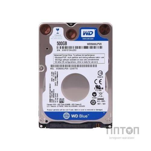HDD 2.5&quot; 500Gb Western Digital 5400rpm 16Mb SATA