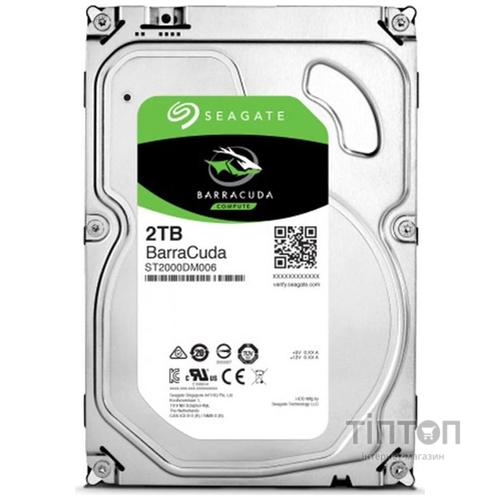 HDD SATA 2.0 TB Seagate BarraCuda 7200rpm 64MB (ST2000DM006) гар. 12 міс.