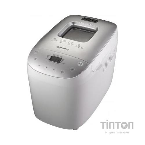 Хлібопічка Gorenje BM1600WG / 850 Вт./16 програм/ хліб 1125-1600 р/ біла з сріблястим